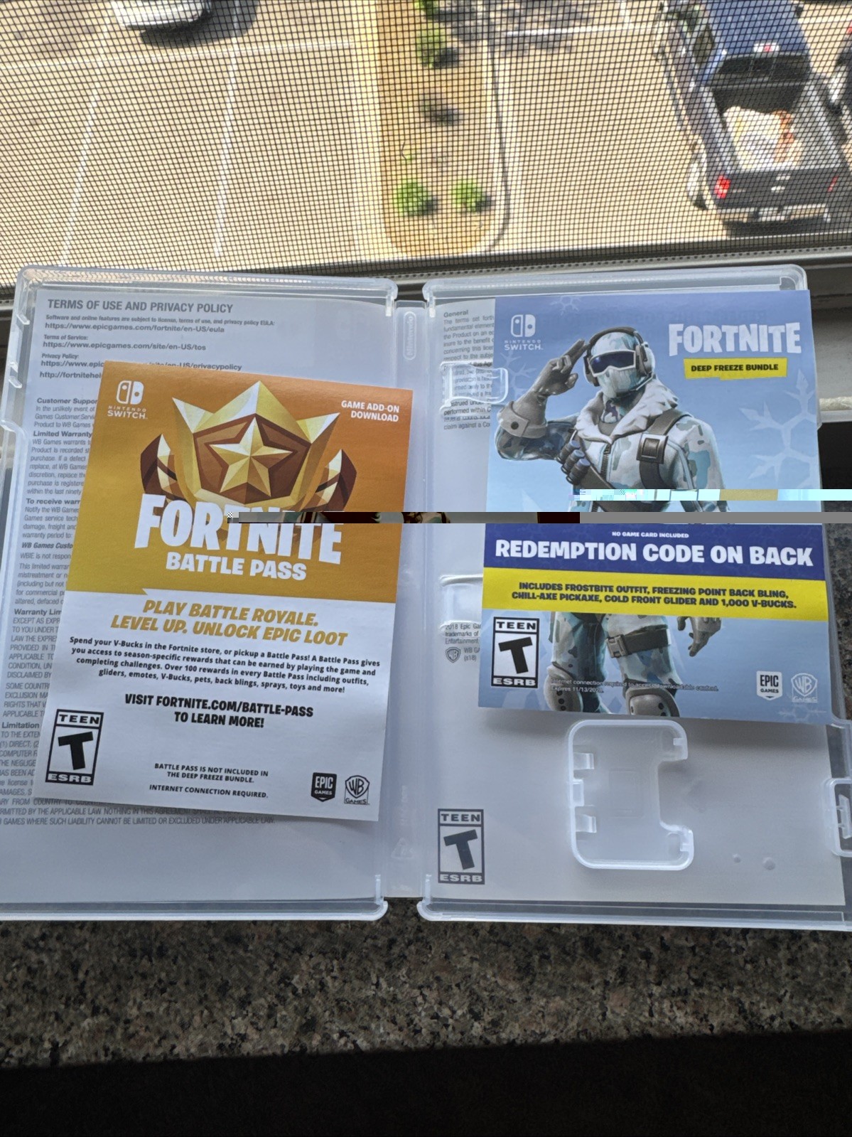 Fortnite Deep Freeze Bundle Switch *Very Rare* Unused Codes! Extremely Rare