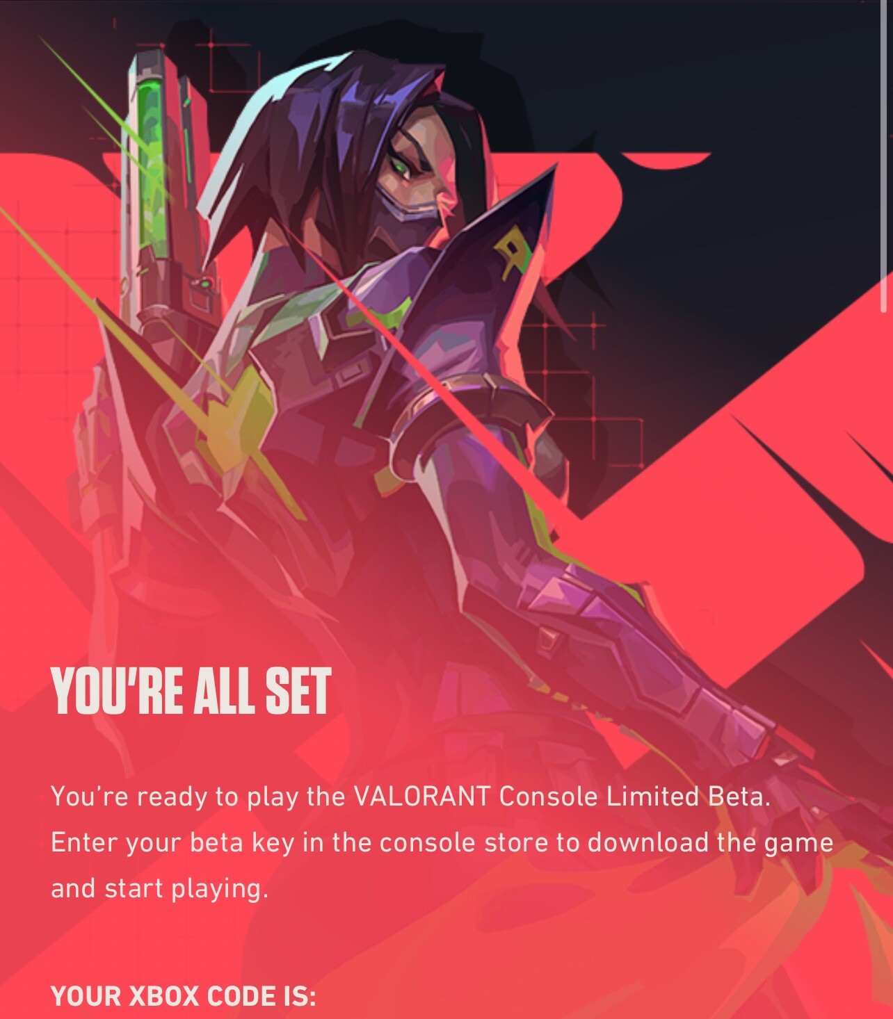 Valorant Xbox Code