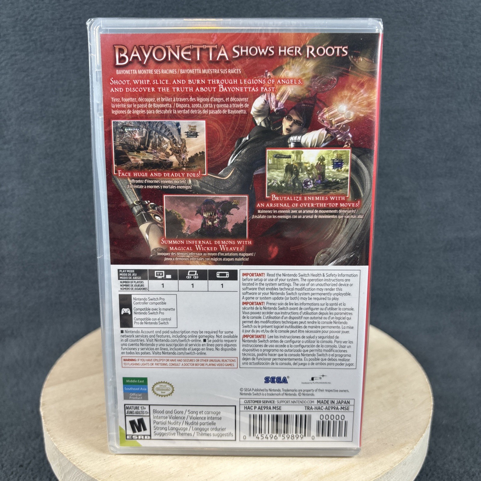 Nintendo Switch – Bayonetta – New/Sealed