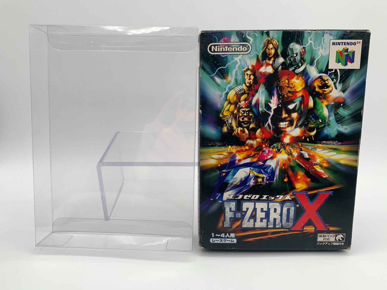 F-ZERO X Japan Nintendo 64 N64 With Box + Manual + Controls & Reg Cards N640375