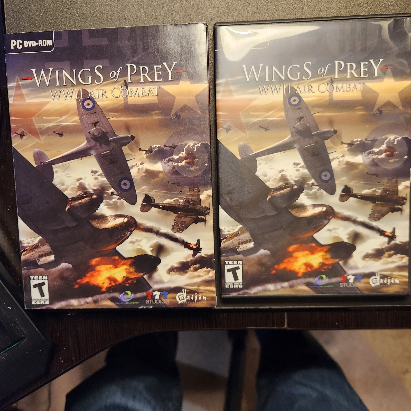 *WINGS OF PREY* WWII AIR COMBAT PC GAME, COMPLETE W/ SLIP COVER & MANUAL 2010