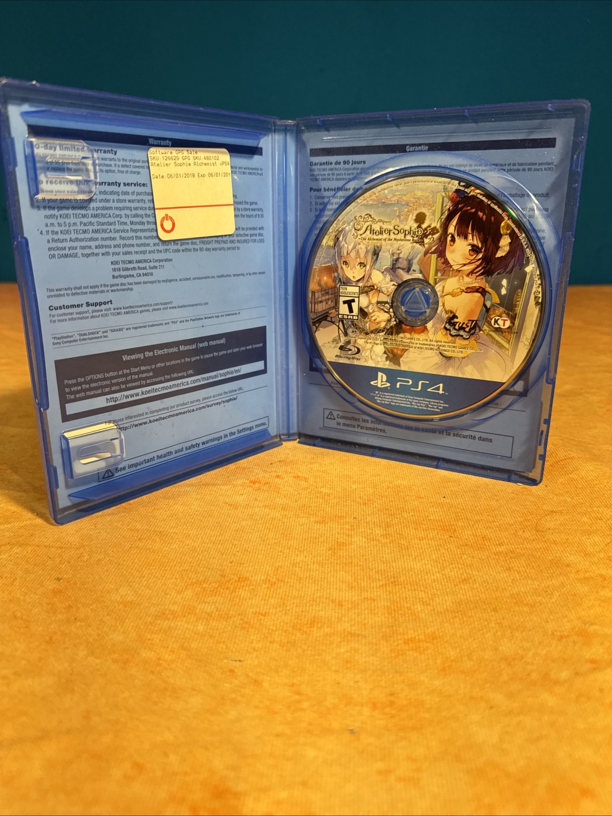 KOEI TECMO Atelier Sophie: The Alchemist of the Mysterious Book PS4 T Rated