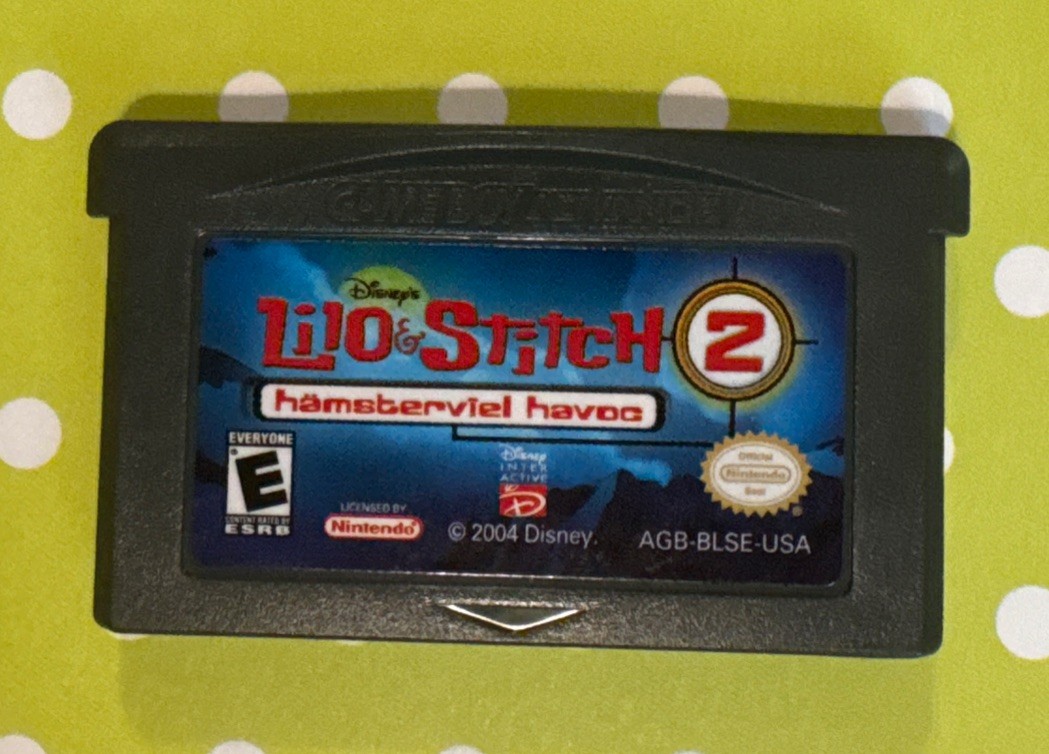 GBA Lilo & Stitch 2: Hamsterviel Havoc – Game Only – Tested & Working!