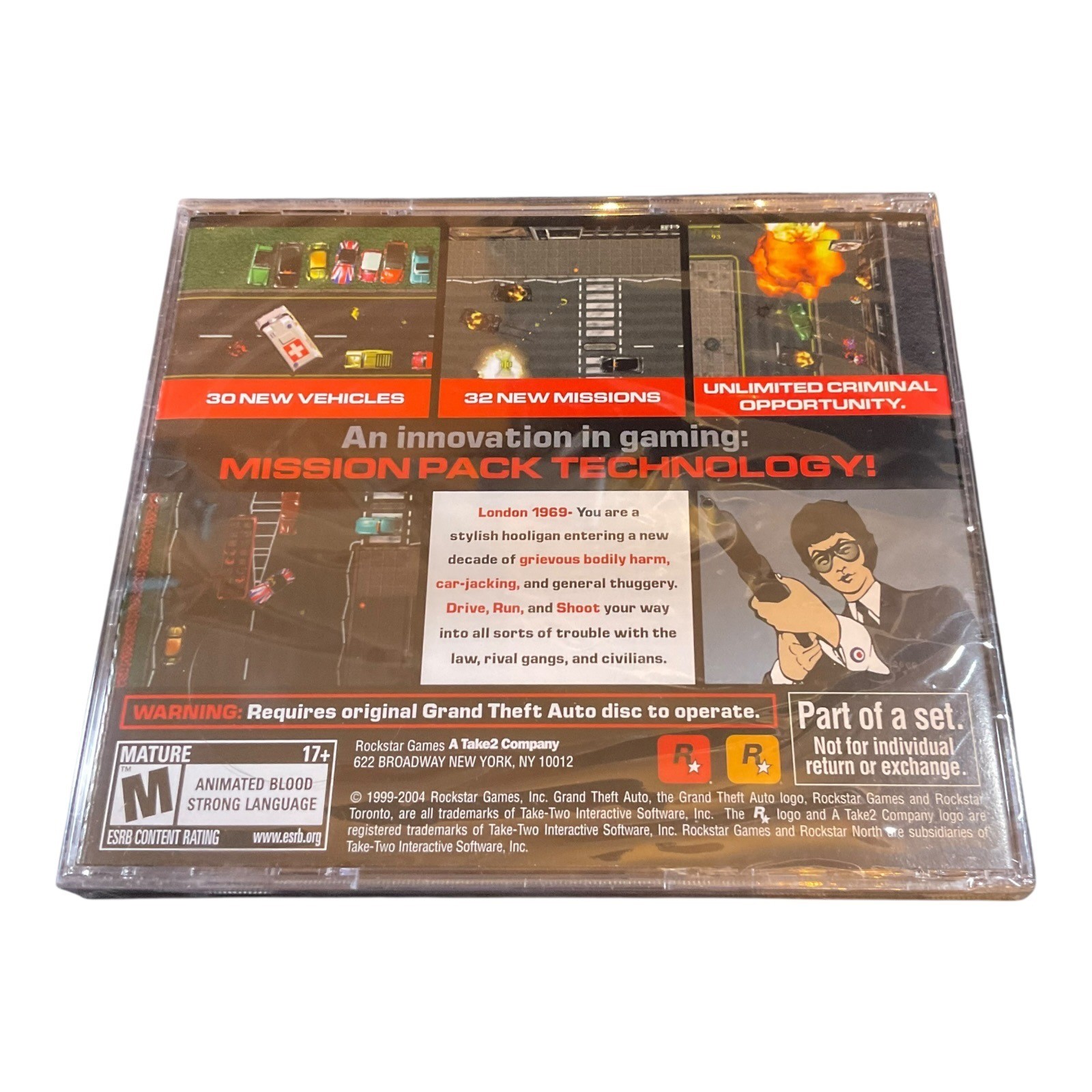Grand Theft Auto The Classics Collection PC Rockstar Games GTA London GTA2 Boxed