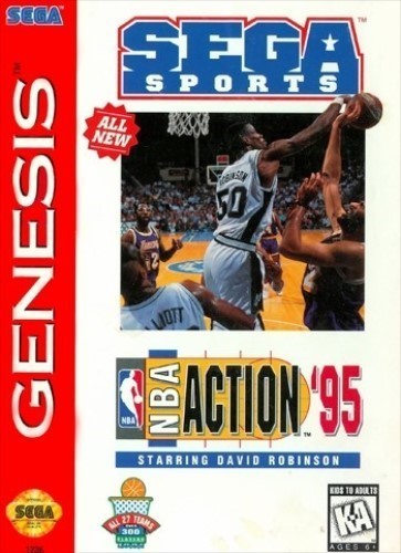 NBA Action 95 David Robinson – Sega Genesis Game Only