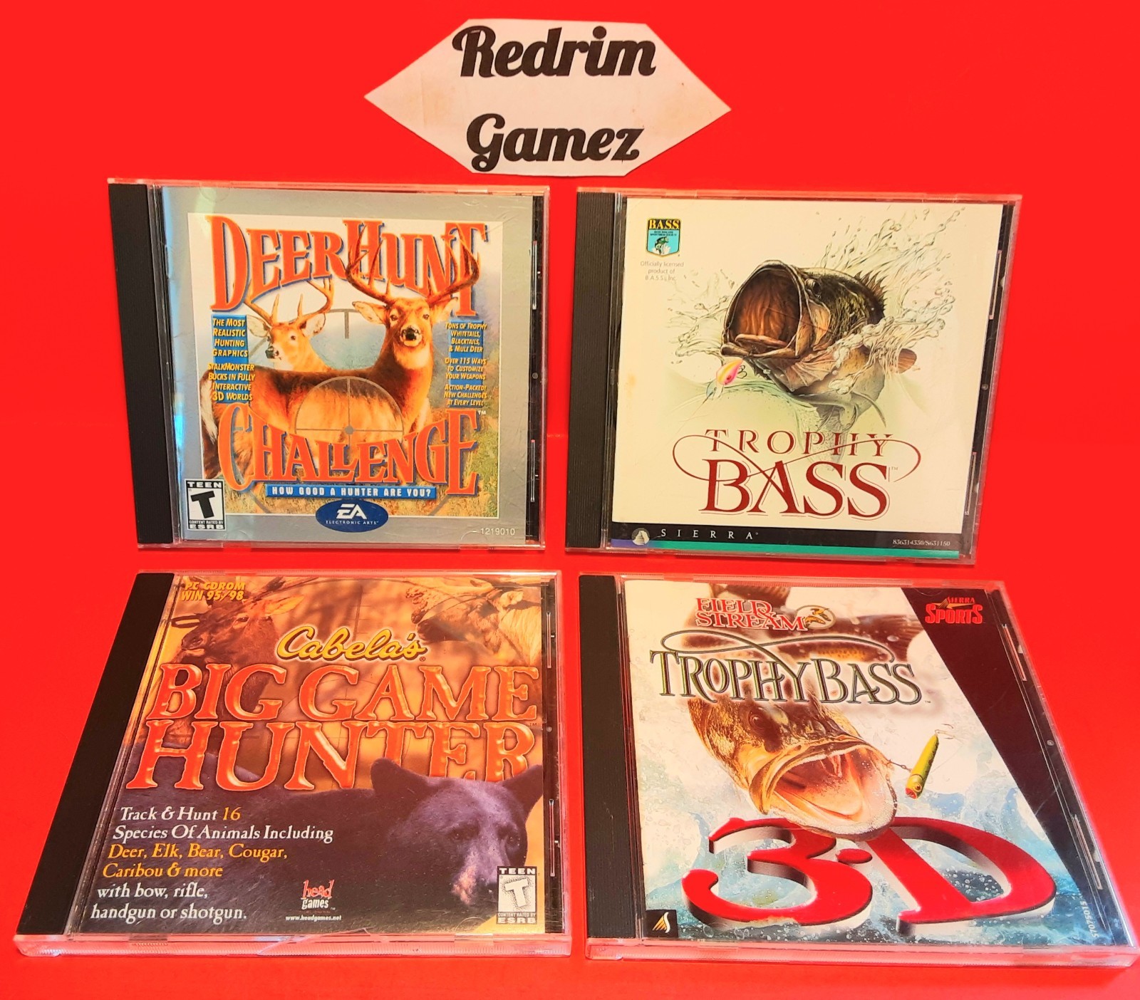 Misc Lot Hunting/Fishing PC Games Windows PC CD-Rom Video Games Simulation