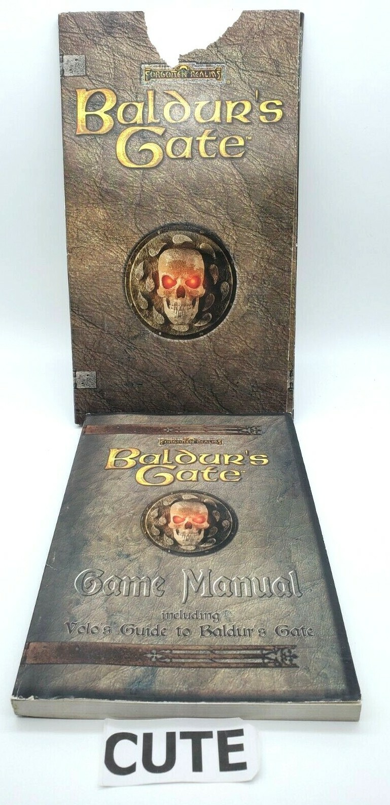 Baldur’s Gate (1998) Forgotten Realms Big Box PC 6 Disc + Game manual A+