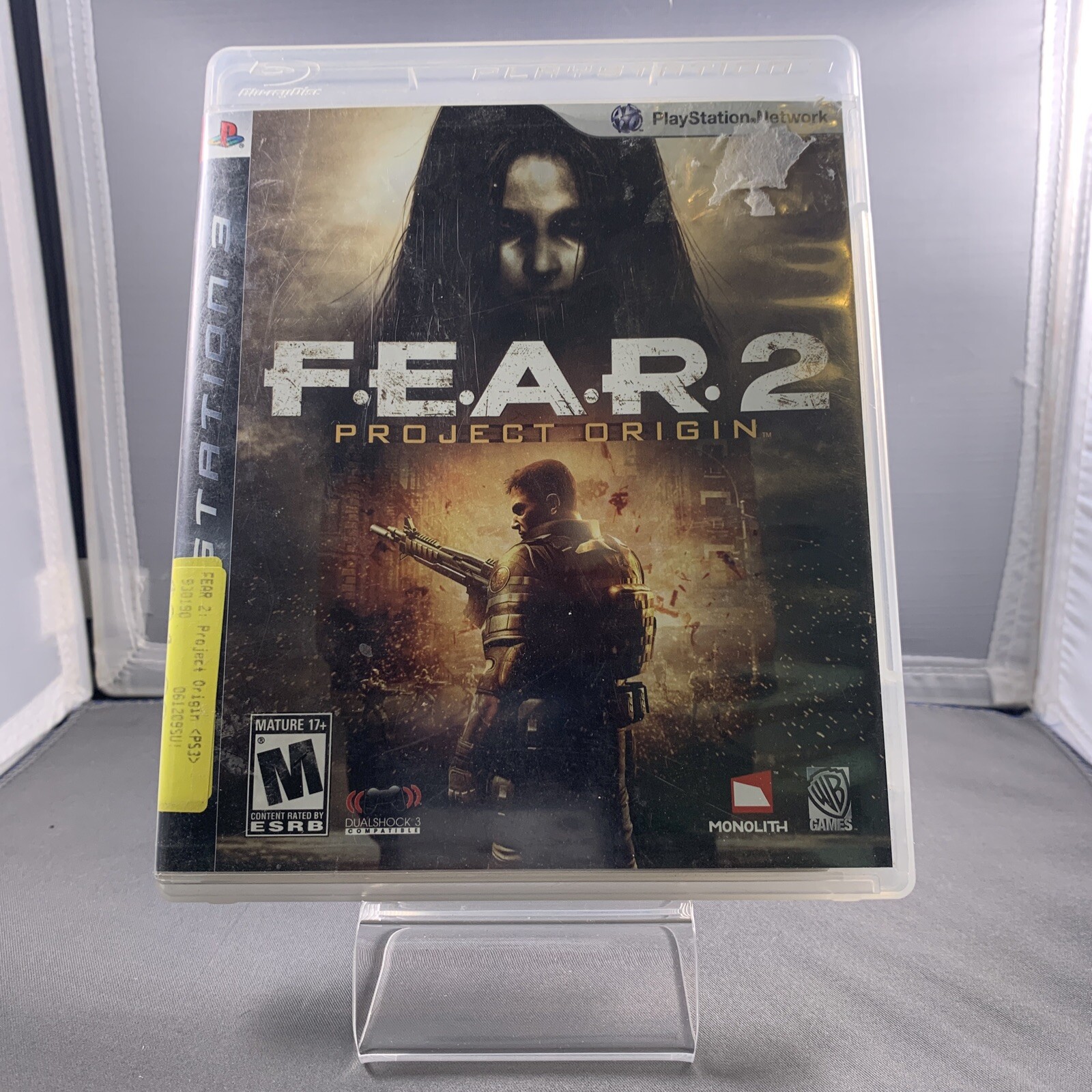 F.E.A.R. 2: Project Origin (Sony PlayStation 3 PS3, 2008) CIB TESTED AND WORKS