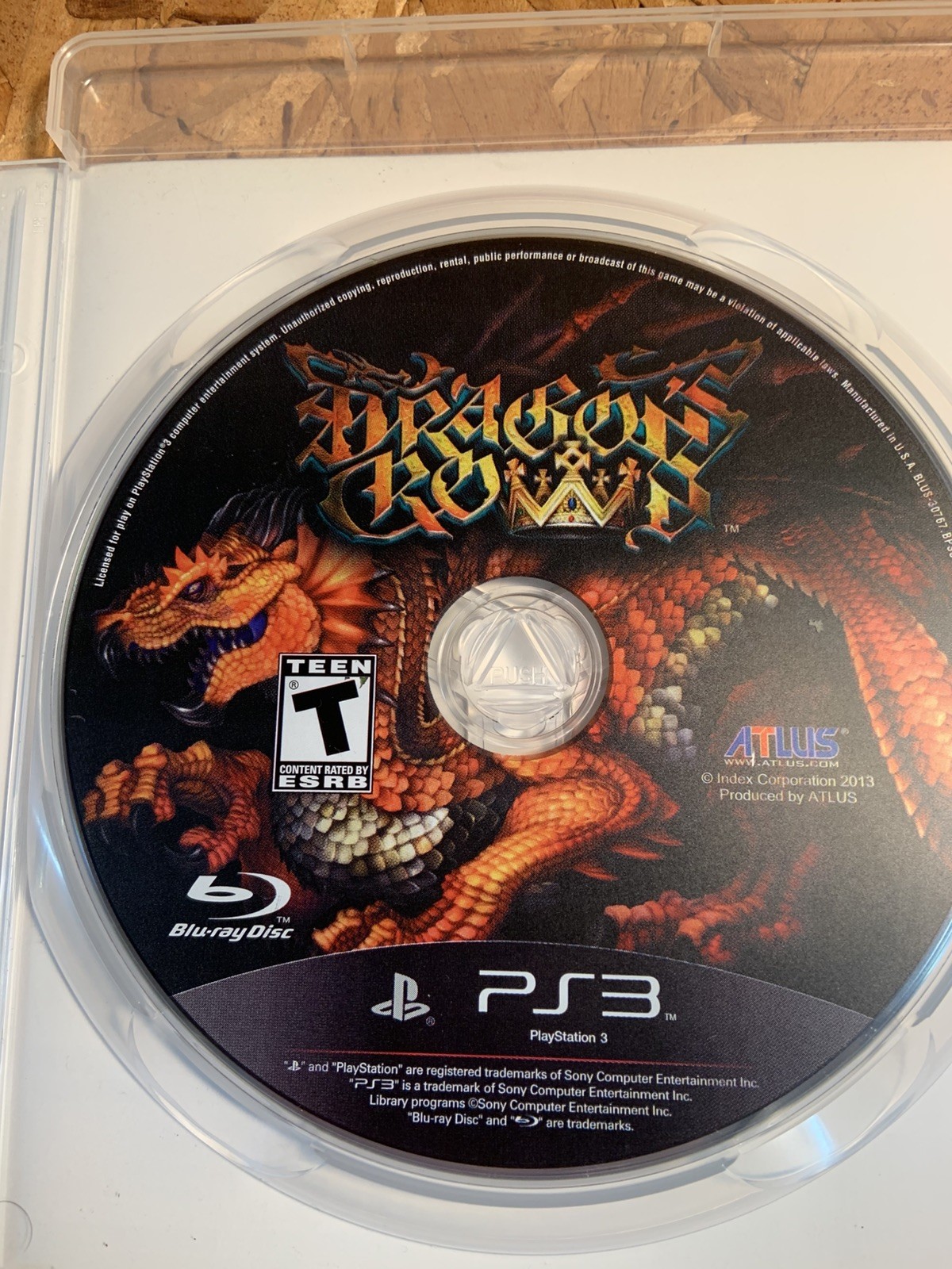 Dragons Crown – Sony PlayStation 3 NO MANUAL TESTED AND WORKING SEE VIDEO