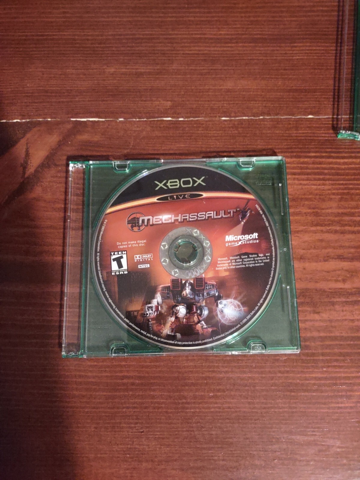 MechAssault (Microsoft Xbox, 2002) DISC ONLY