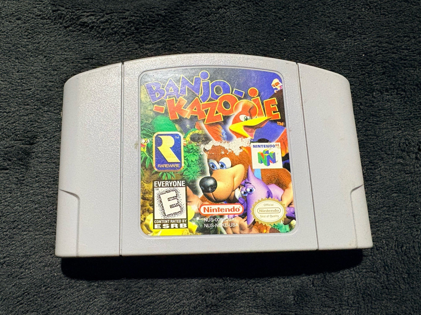 Banjo-Kazooie (Nintendo 64, N64 1998) AUTHENTIC Cartridge Only – USA