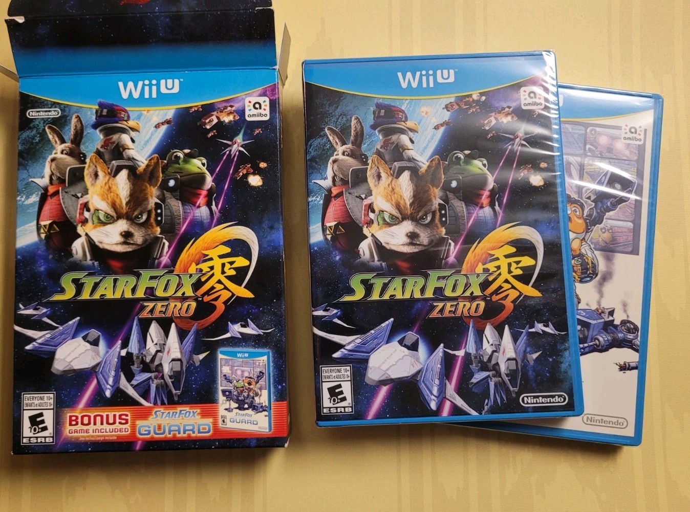 (New, Sealed) Star Fox Zero + Star Fox Guard 2-Pack for Nintendo Wii U