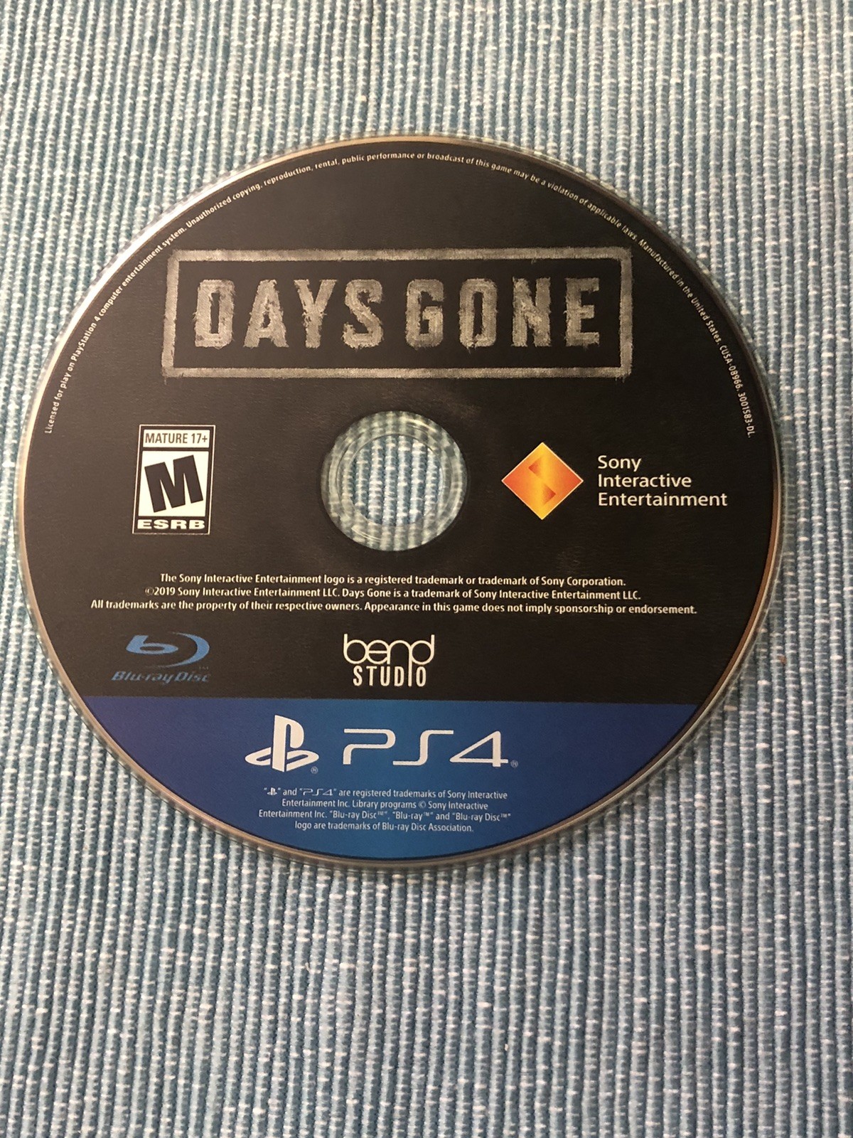 Days Gone (Sony Playstation 4) PS4 Disc Only