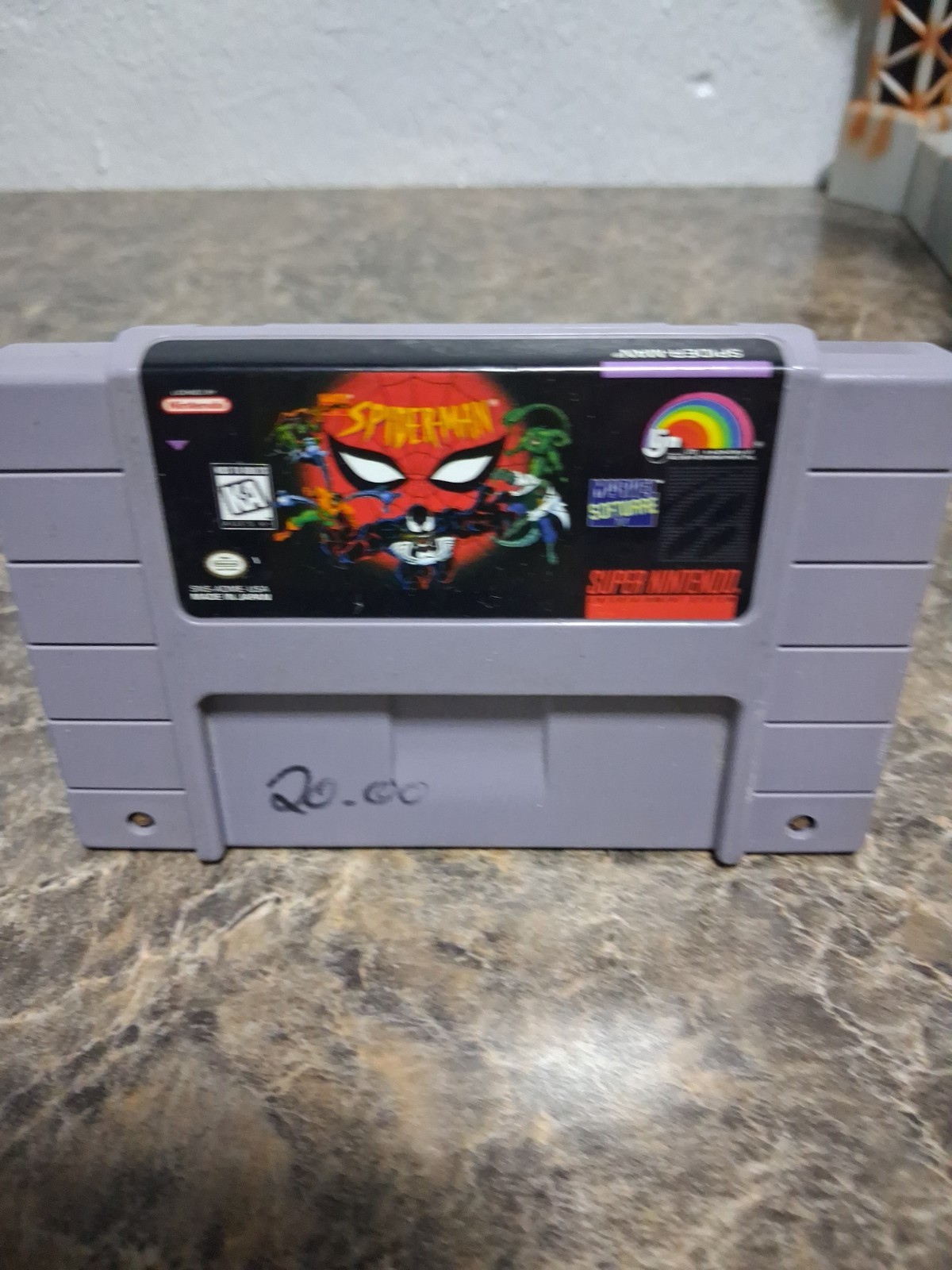 Spider-Man (Animated Series) (Super Nintendo Entertainment System, 1993)T2