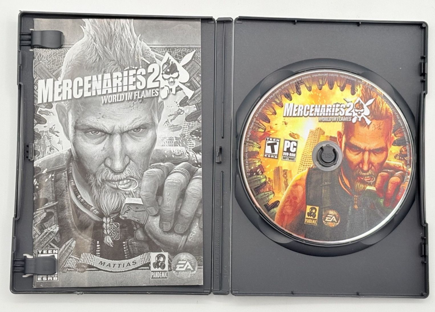 Mercenaries 2: World In Flames. DVD Game