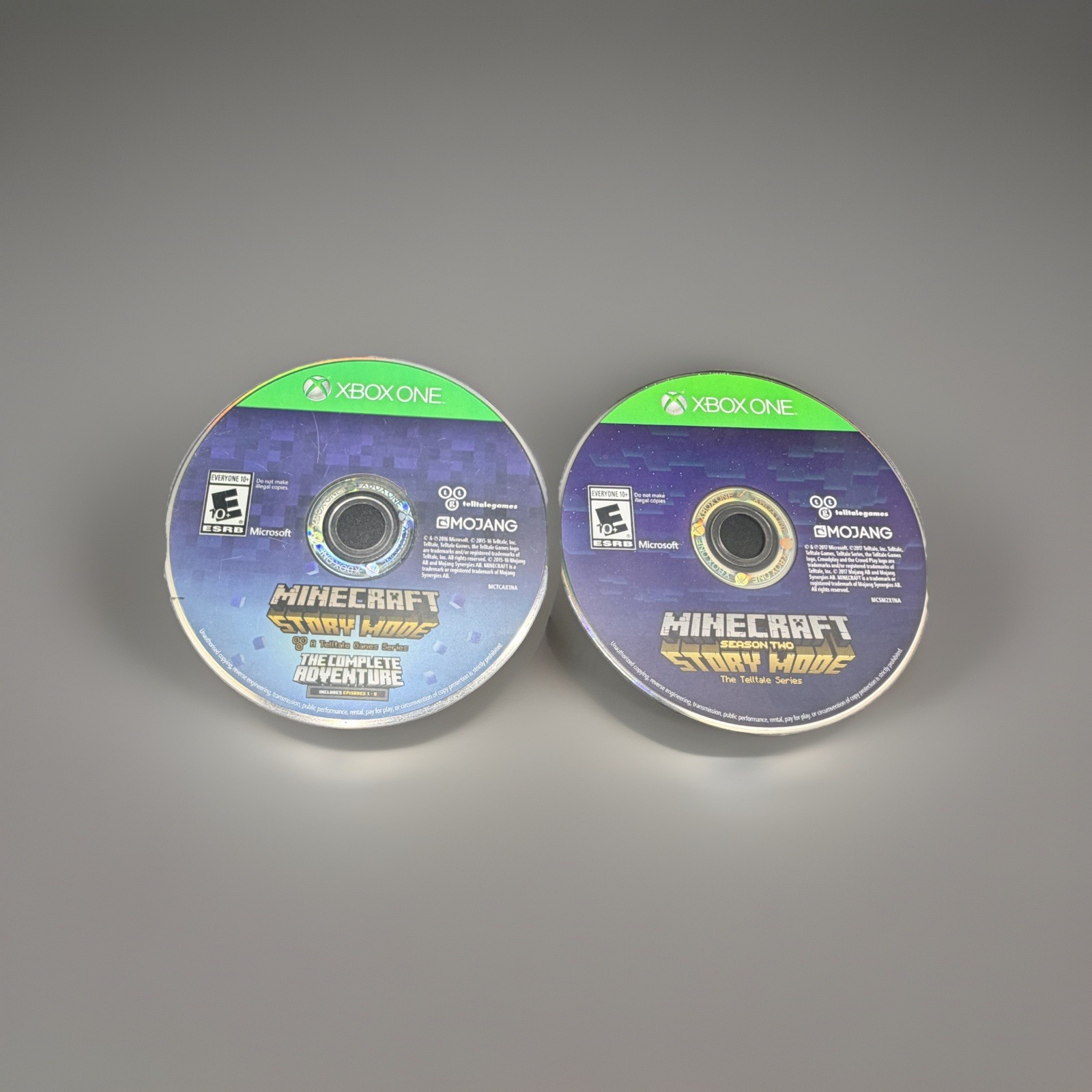 Minecraft Story Mode The Complete Adventure AND Season Two (Microsoft Xbox One)