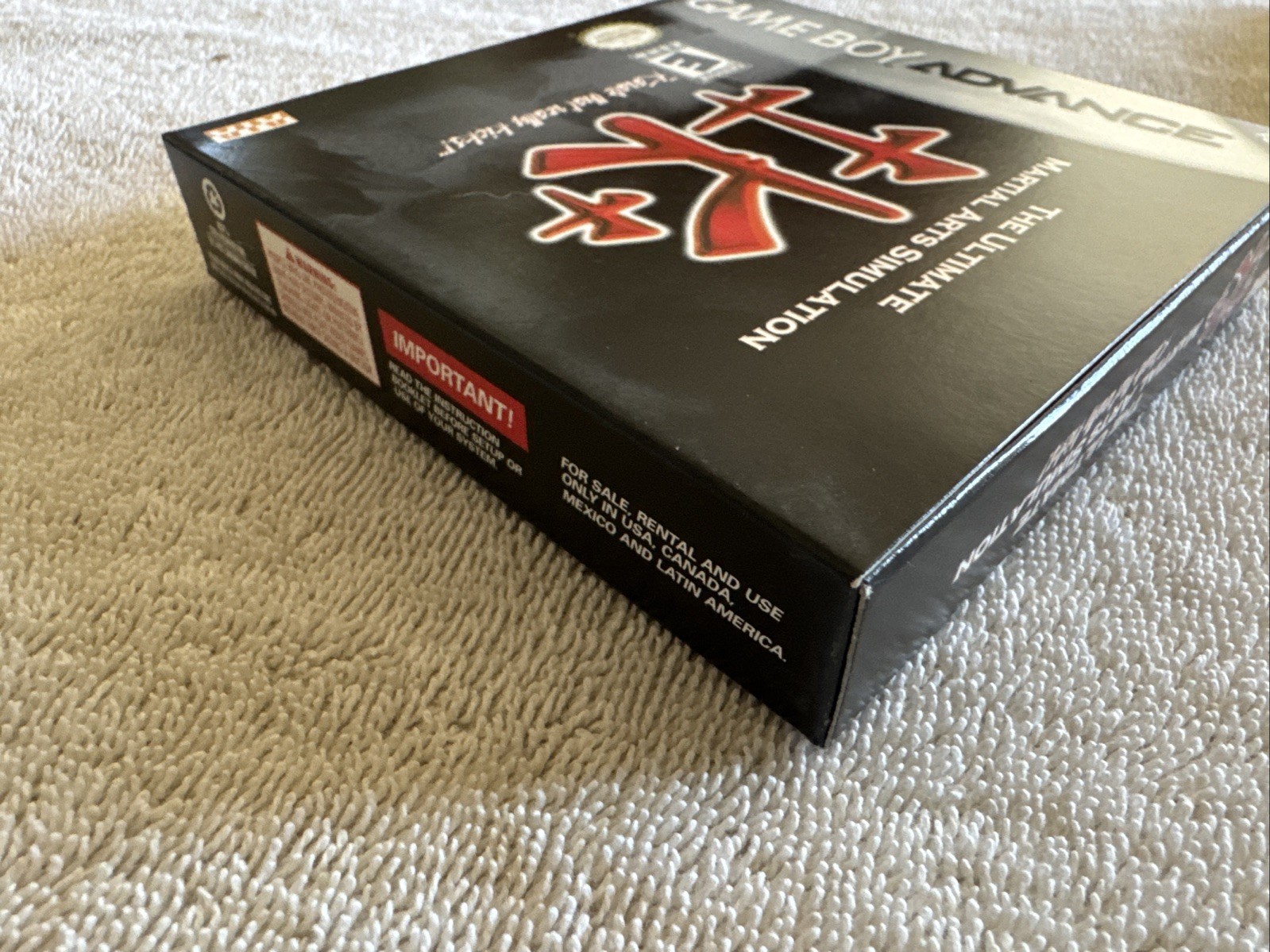 Ultimate Martial Arts GBA Game Boy Advance *CiB* Very Good Condition