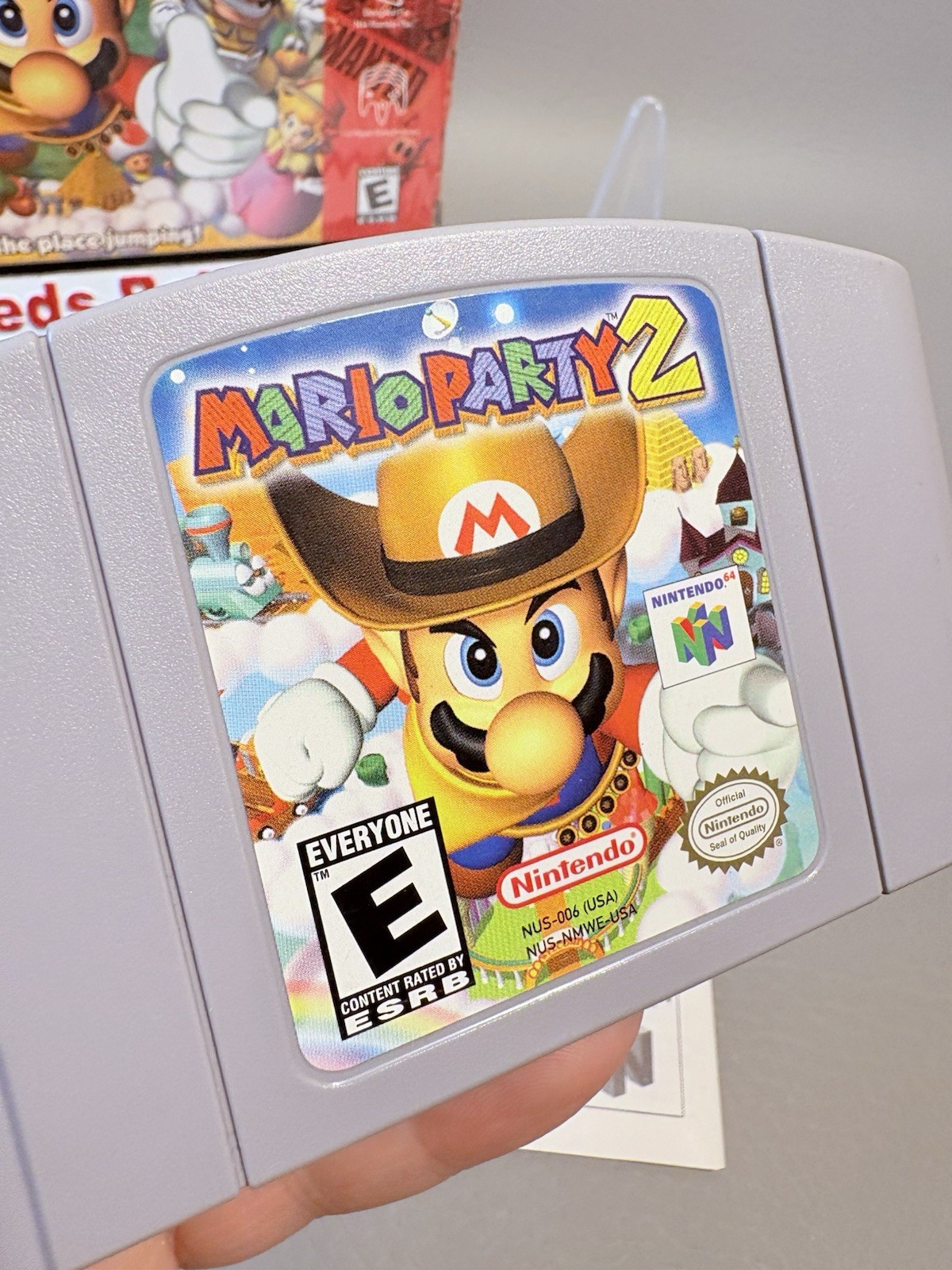 Mario Party 2 N64 Nintendo 64 Complete CIB Authentic – Cellophane Seal