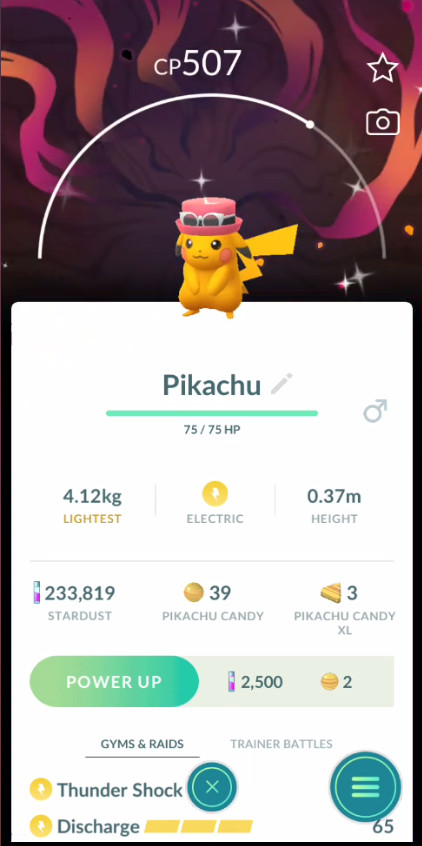 PTC – Combo 4 Shiny Pikachu X Y Background – Male – Road to Kalos