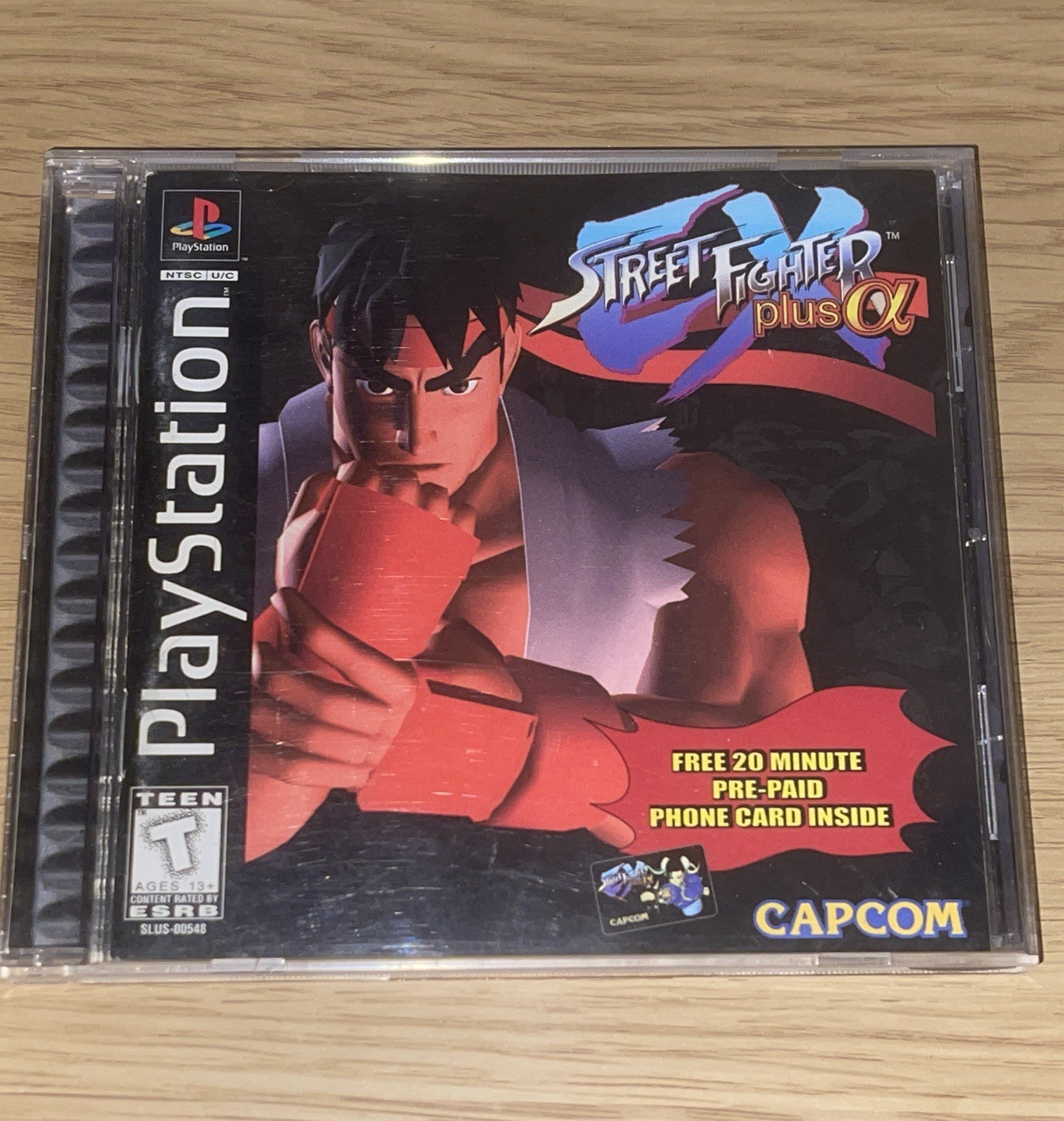 Street Fighter EX Plus Alpha (Sony PlayStation 1, 1997) (Phone Card Variant)