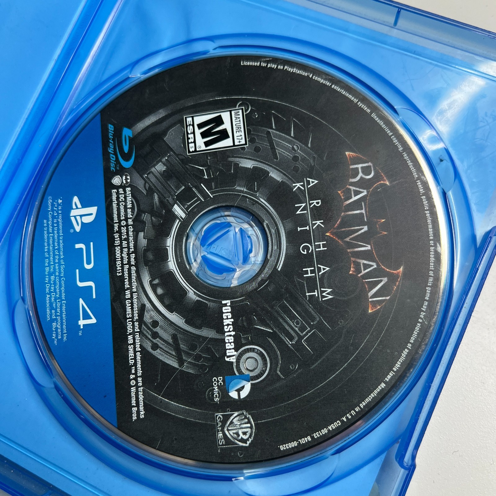 Batman: Arkham Knight PS4 – Complete w/ Disc & Case