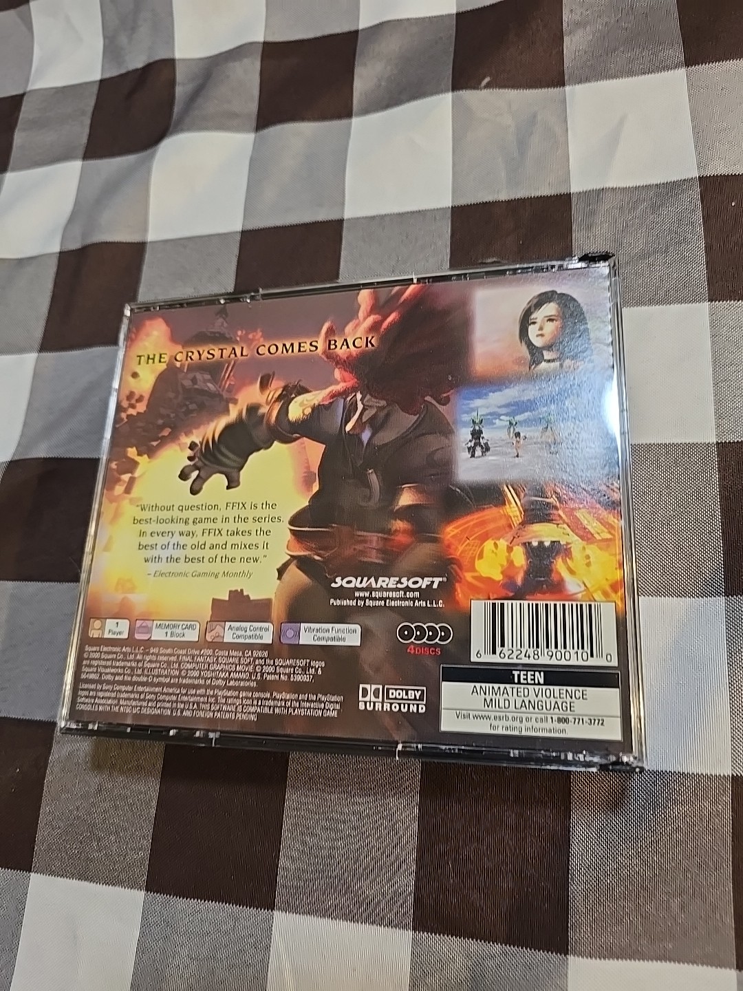 Final Fantasy IX 9 Sony PlayStation 1 Black Label Complete Tested Manual
