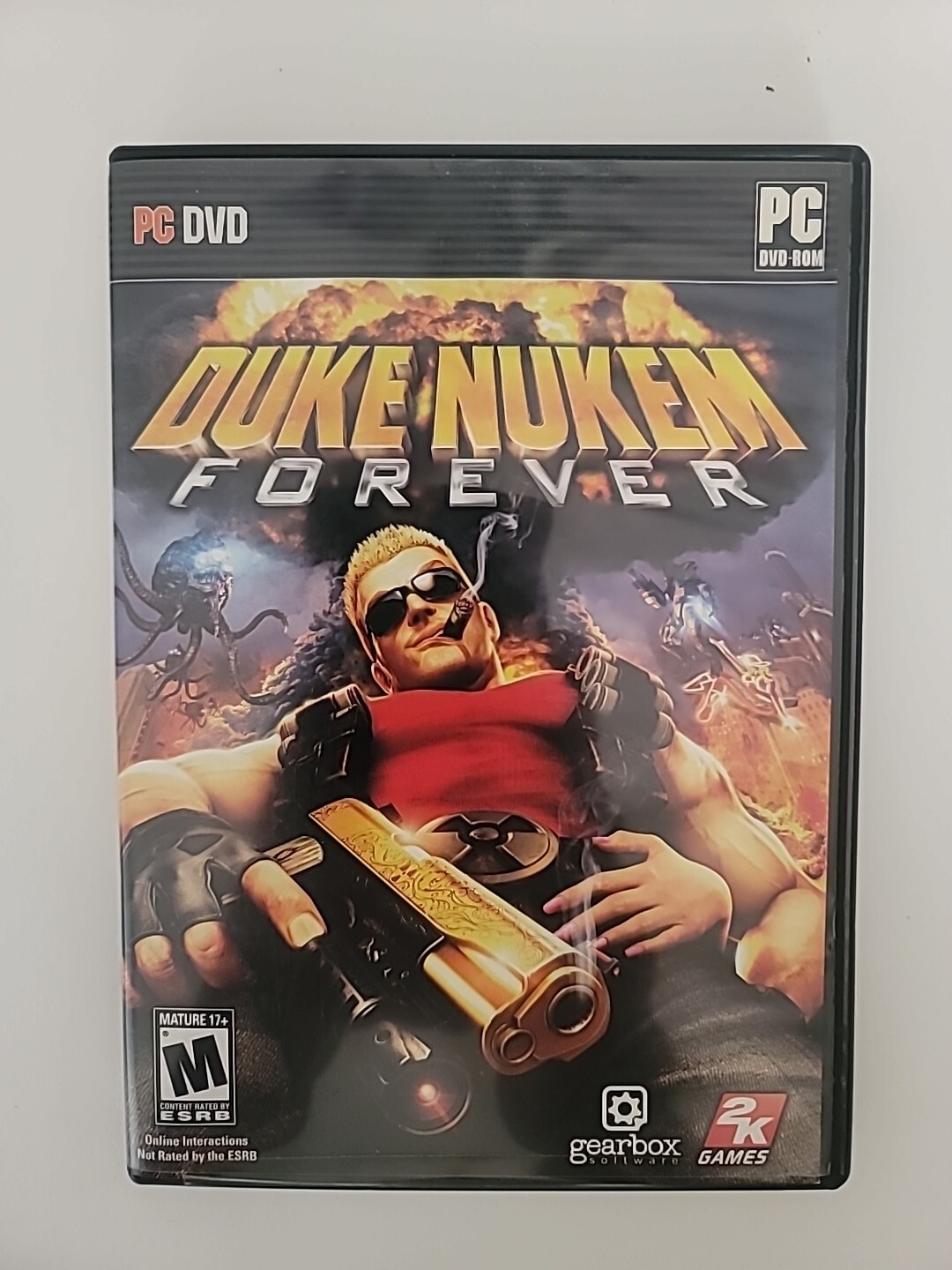 Duke Nukem Forever (PC, 2011) Pre-owned Excellent Condition Very Clean Disc Book