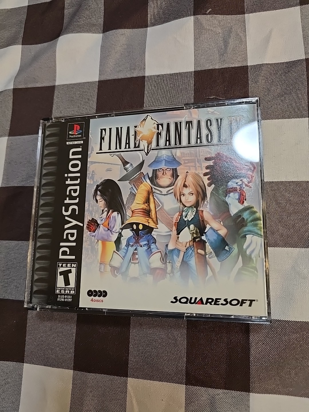 Final Fantasy IX 9 Sony PlayStation 1 Black Label Complete Tested Manual