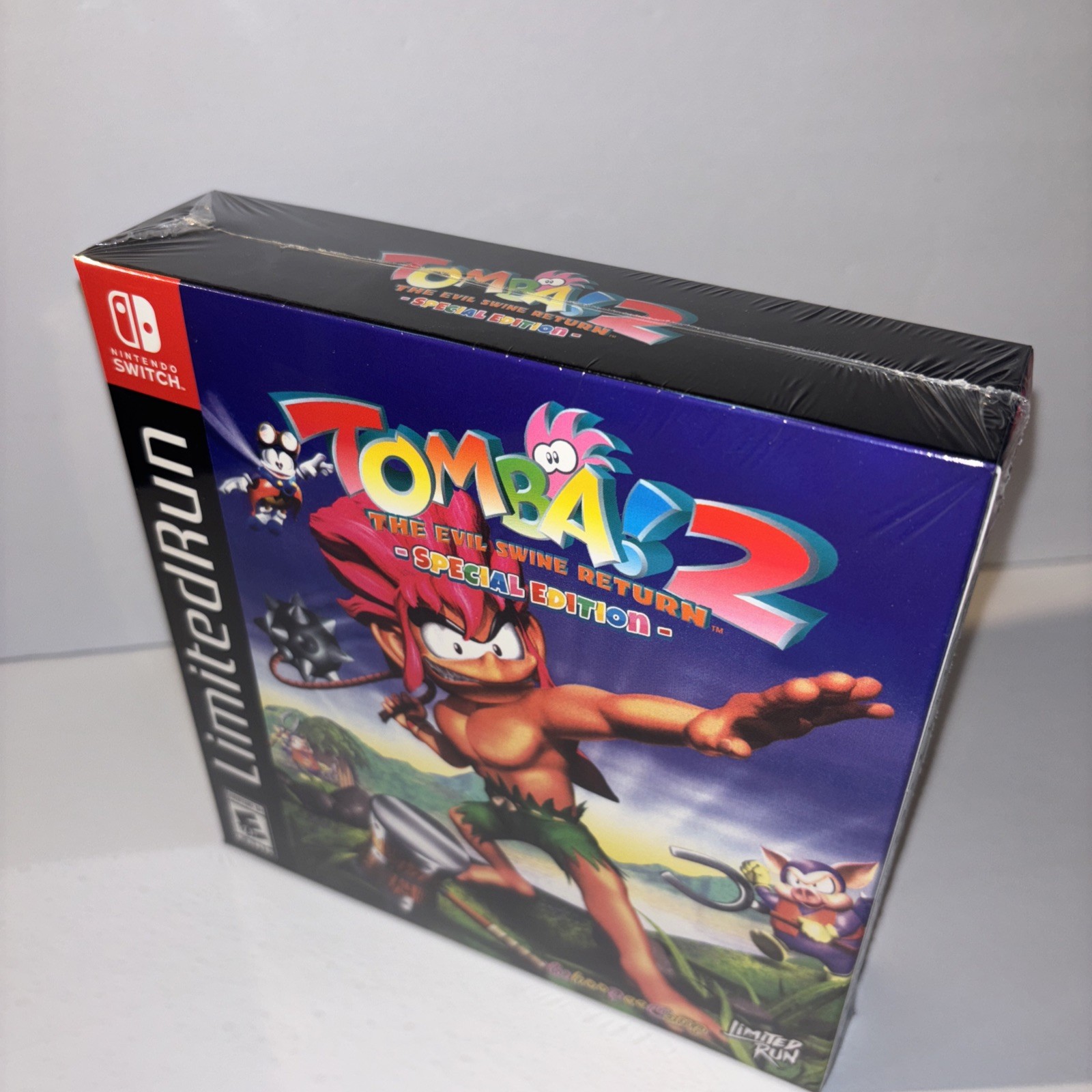 TOMBA 2 CLASSIC COLLECTORS EDITION LIMITED RUN GAME THE EVIL SWINE RETURNS ESRB!
