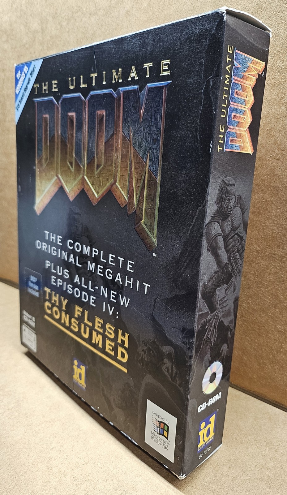 Ultimate Doom PC Game Windows 95 CD-ROM NO Poster VG+