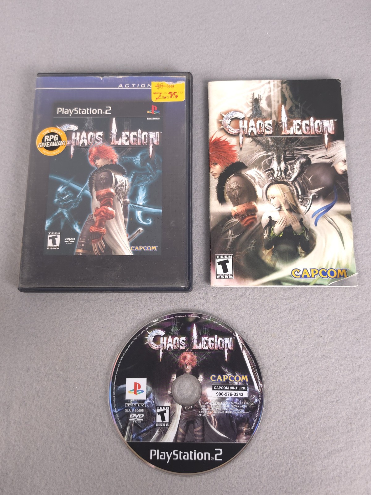 Chaos Legion (Sony PlayStation 2, PS2, 2003) Complete CIB – TESTED – Nice!
