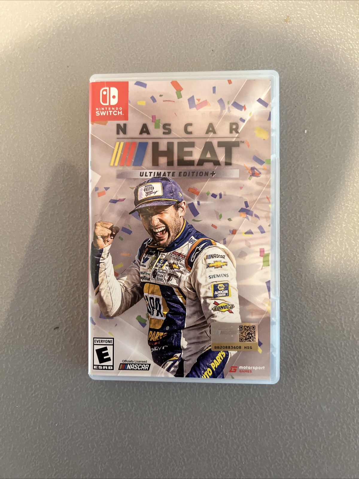 NASCAR Heat Ultimate Edition+ Nintendo Switch Racing Game E NTSC-U/C with case!!