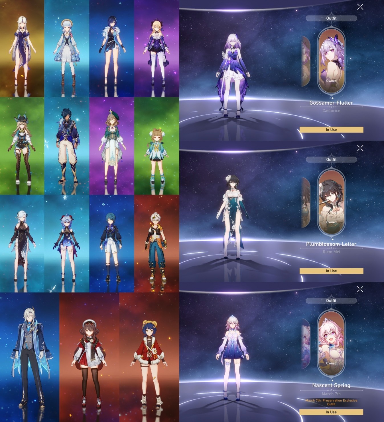 EU Genshin Impact + Honkai: Star Rail AR60/TL70 Account
