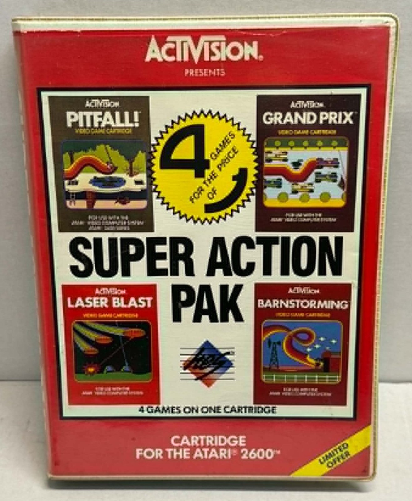 Super Action Pak Atari 2600 *Complete* HES #3