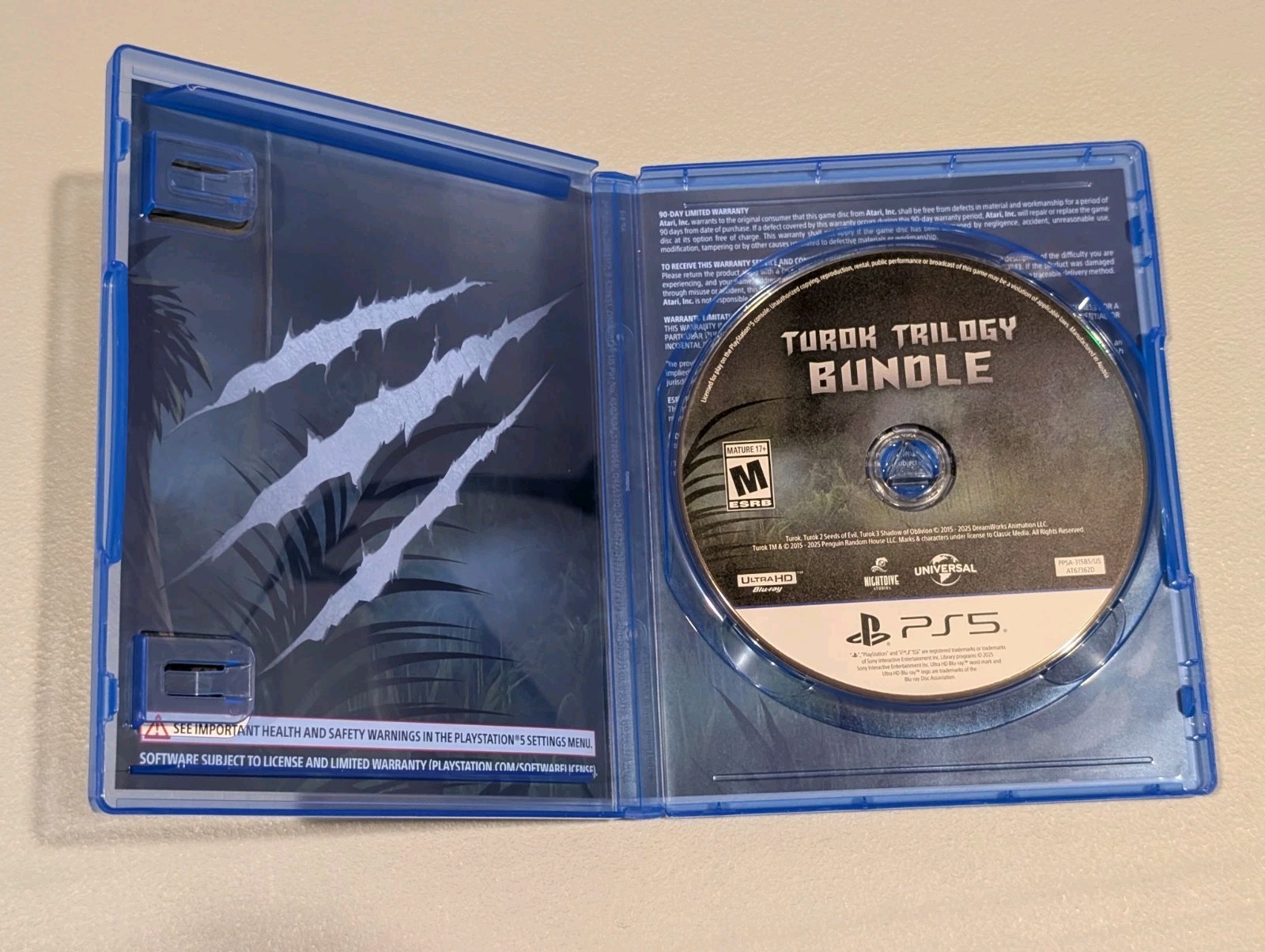 Turok 1, 2, 3 Trilogy Bundle (PlayStation 5 PS5) Tested & Working