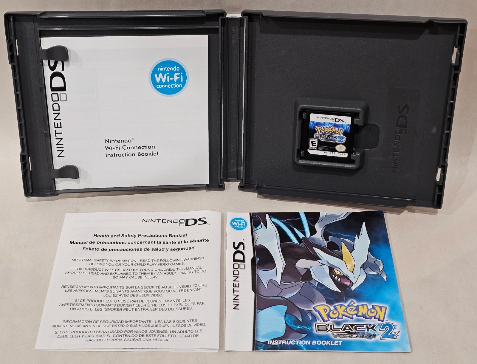 Pokemon Black Version 2 (Nintendo DS, 2012) CIB, Complete