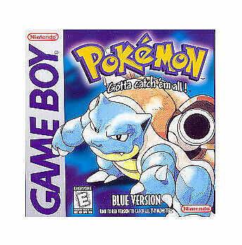 Pokemon Blue Nintendo Gameboy Authentic Cartridge Working