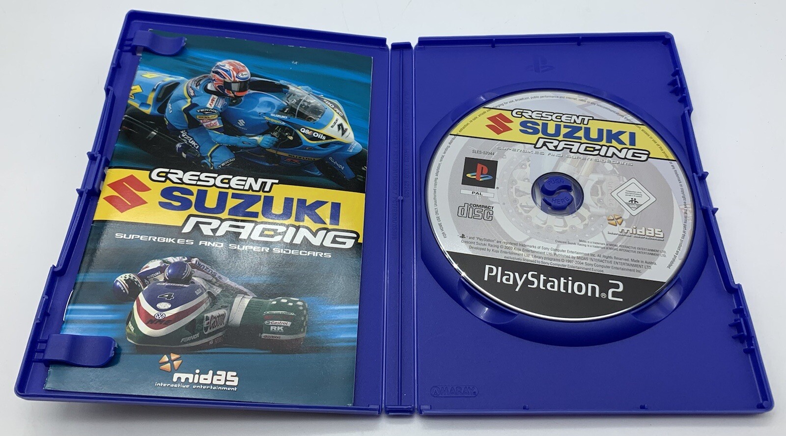 Crescent Suzuki Racing Superbikes And Super PS2 Sony Playstation 2 ITA PAL MIDAS