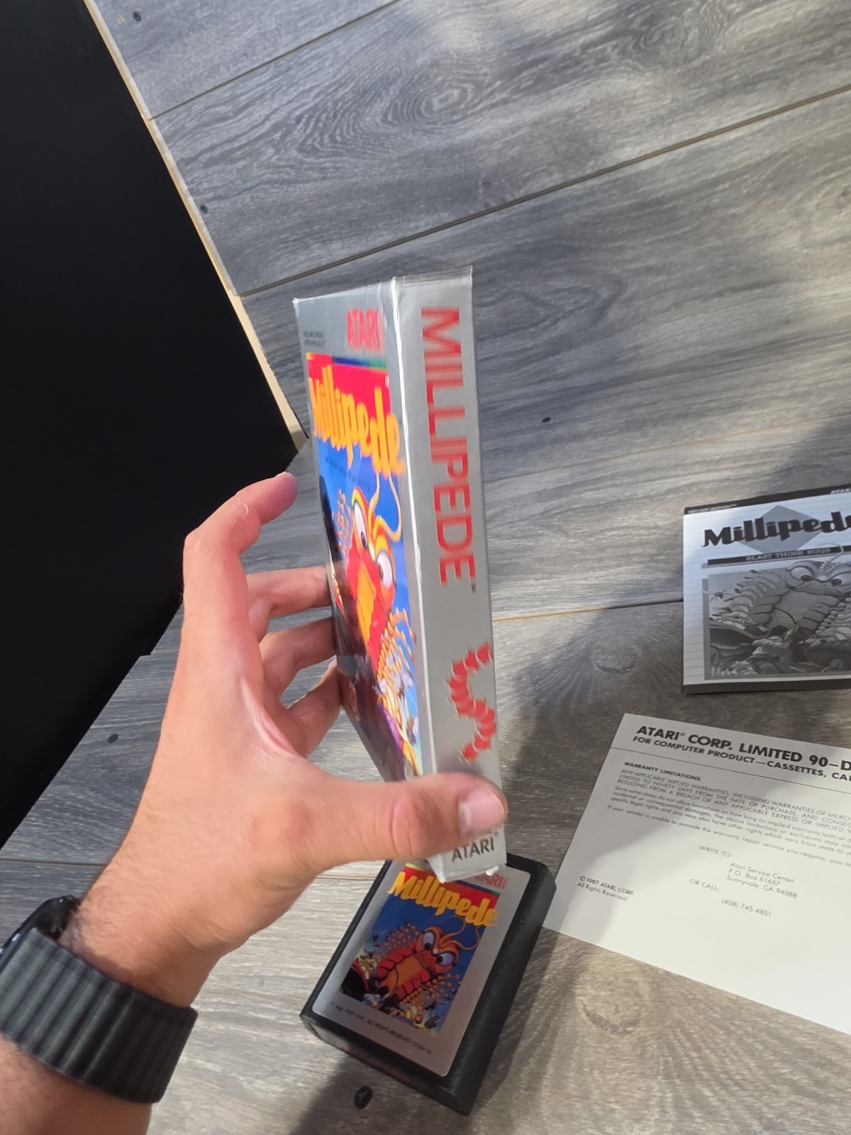 MILLIPEDE Video Game For ATARI 2600 Complete In Box CIB- Great Box- Tested