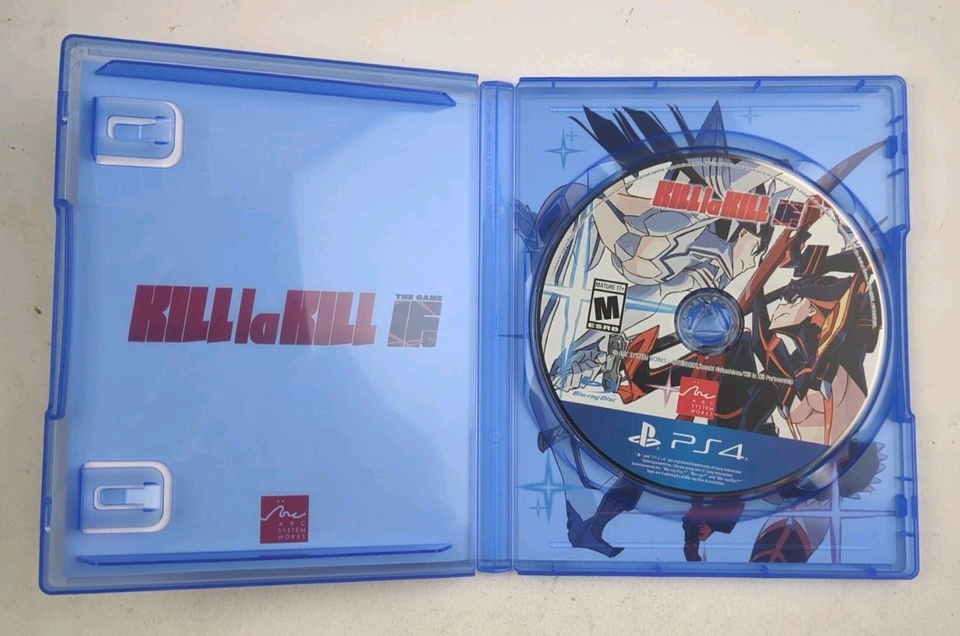 Kill La Kill If & Fairy Tail PS4 PlayStation 4 2 Game Anime Bundle Lot CIB RARE