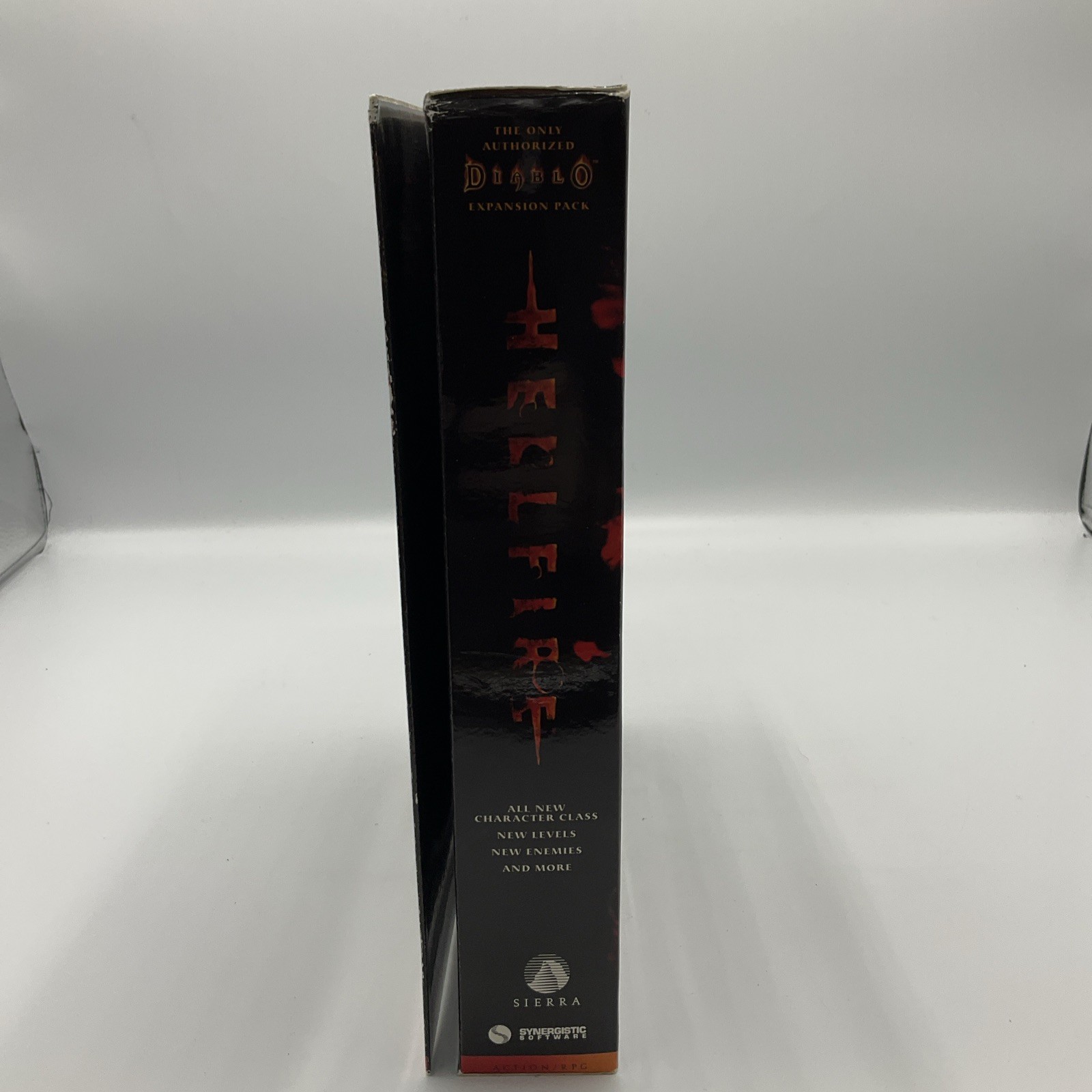 Hellfire: Diablo Expansion Pack (PC, 1997) Big Box RARE See Pics