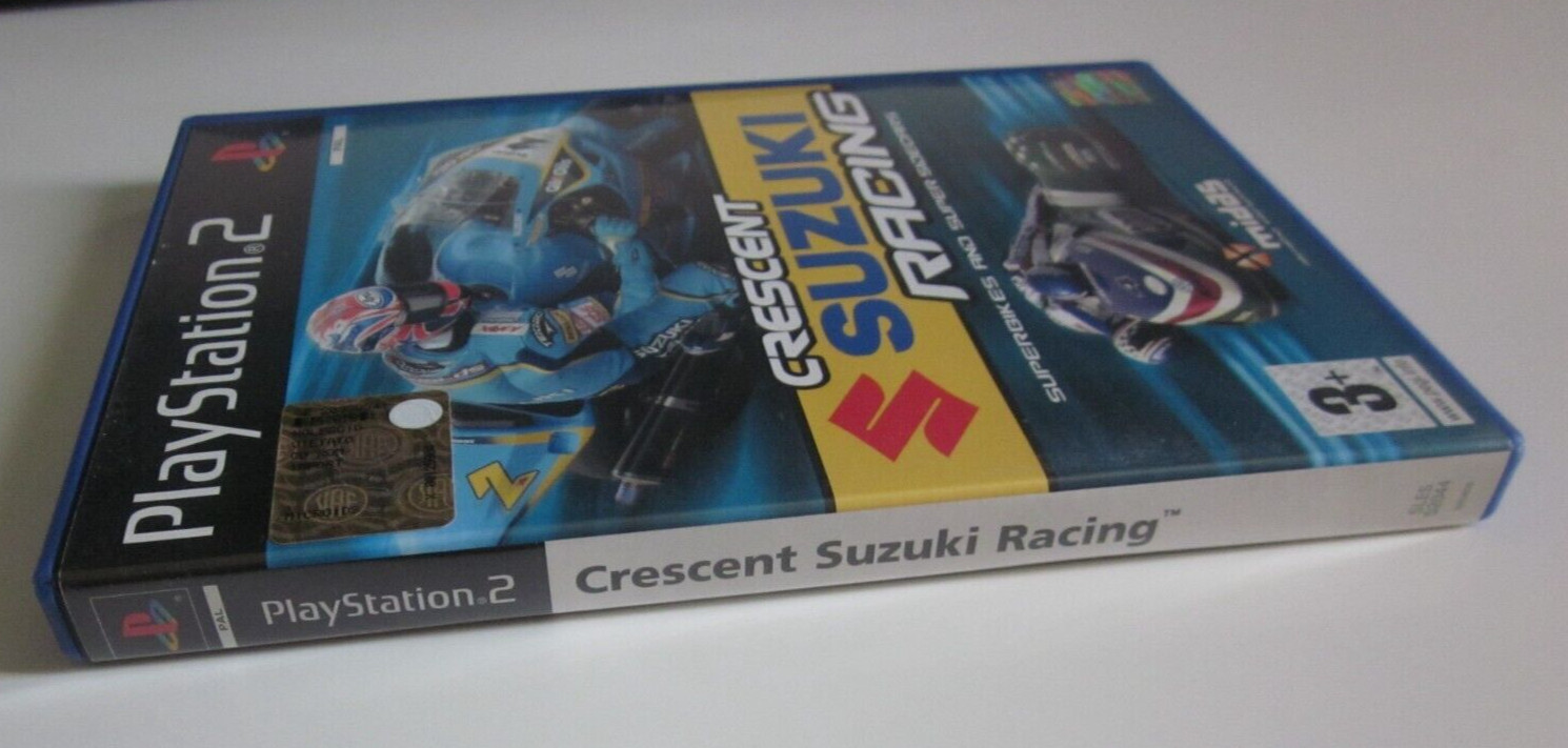 CRESCENT SUZUKI RACING-PAL-SONY PS2-COMPLETE-ITALIAN-EXCELLENT CONDITION