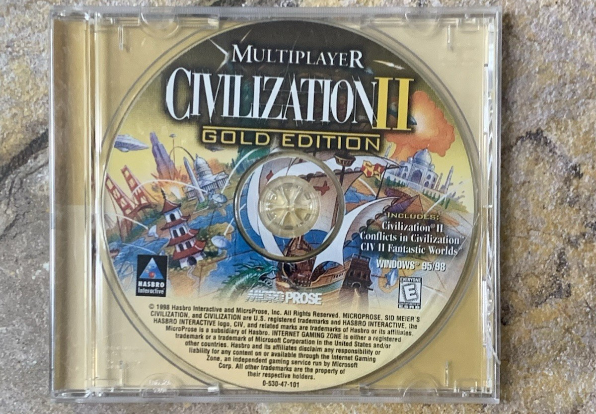 Civilization II: Multiplayer Gold Edition Disc & Case – PC