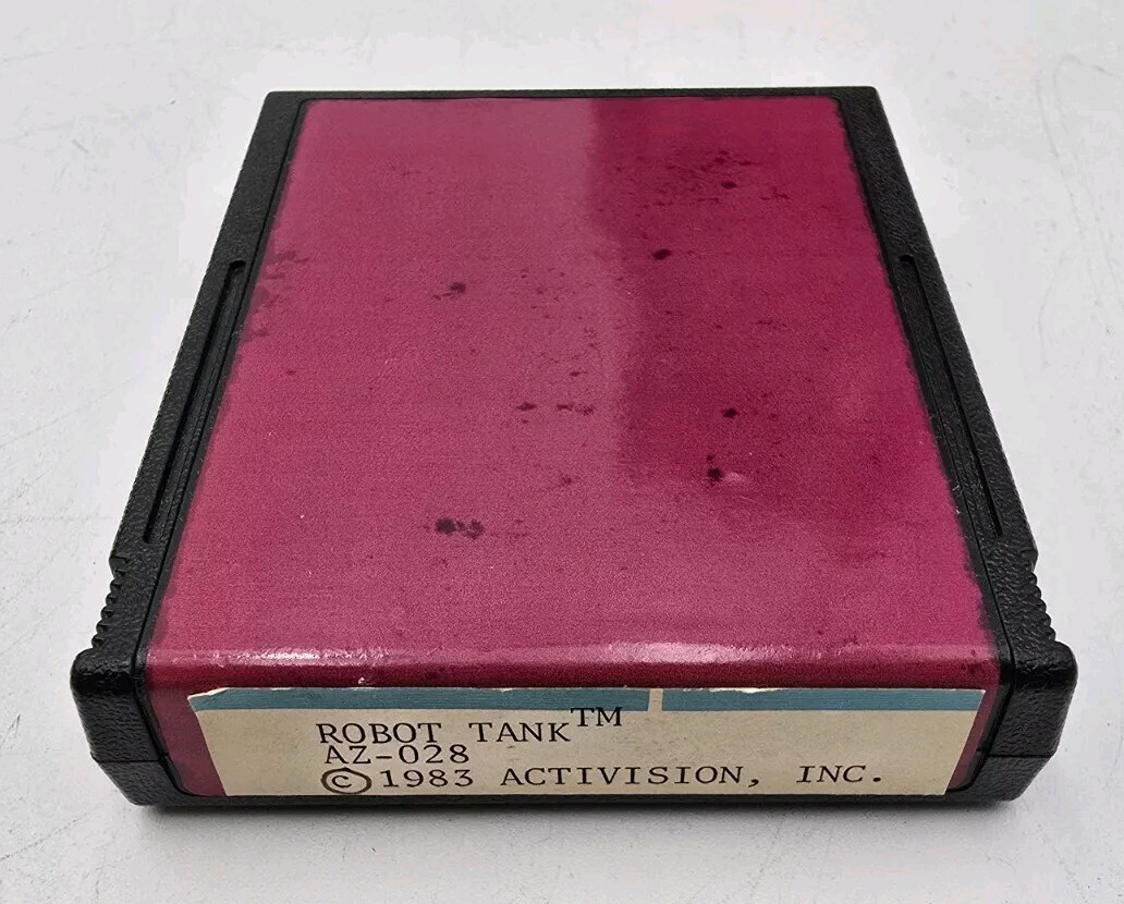 Ultra Rare Prototype Robot Tank Atari 2600, 1983 Activision tested loaner AZ-028