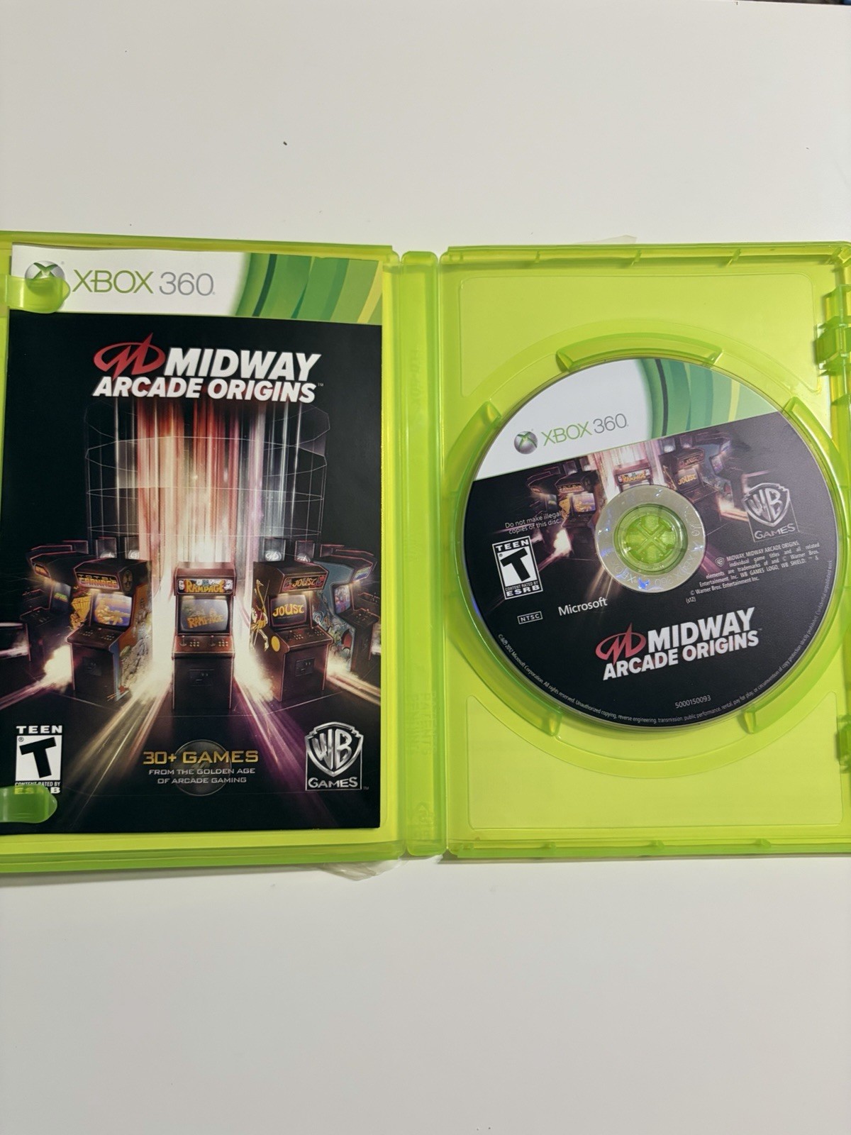 Midway Arcade Origins Microsoft Xbox 360 Complete CIB Tested