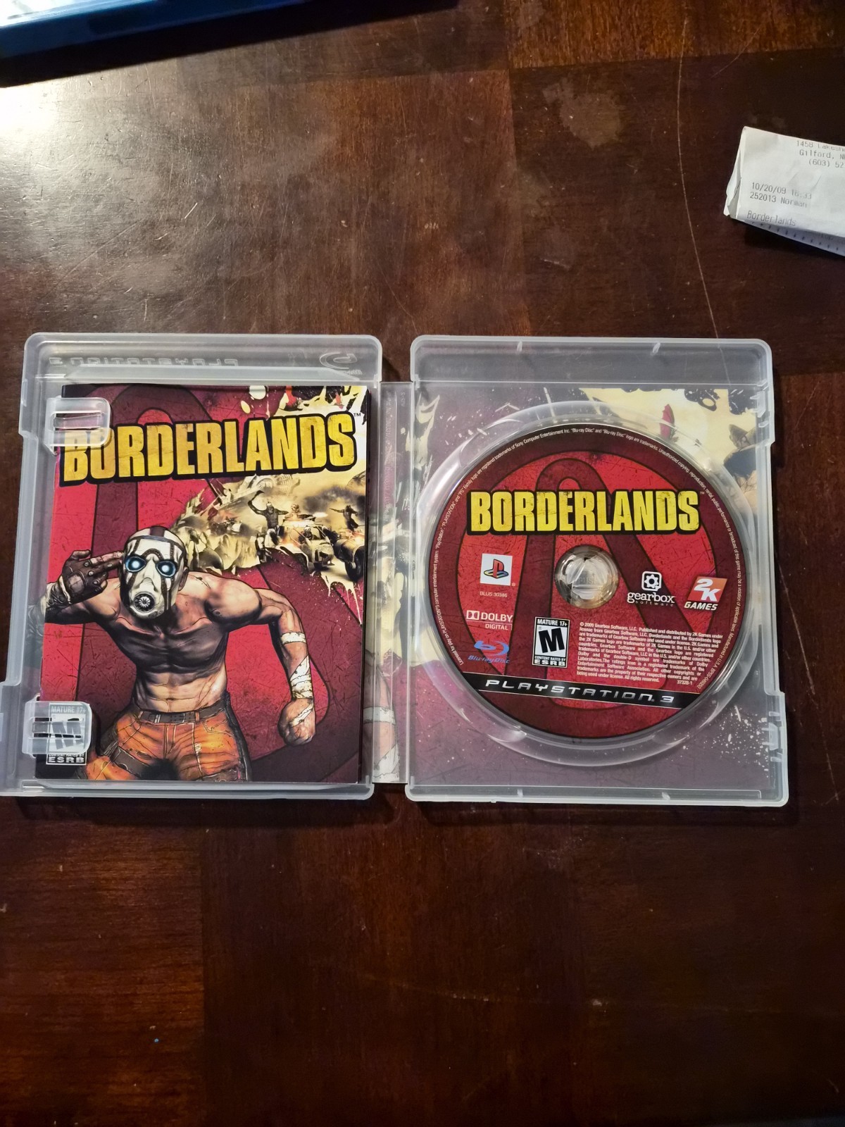Borderlands 1 PlayStation 3 w/ Manual & Gearbox Pack