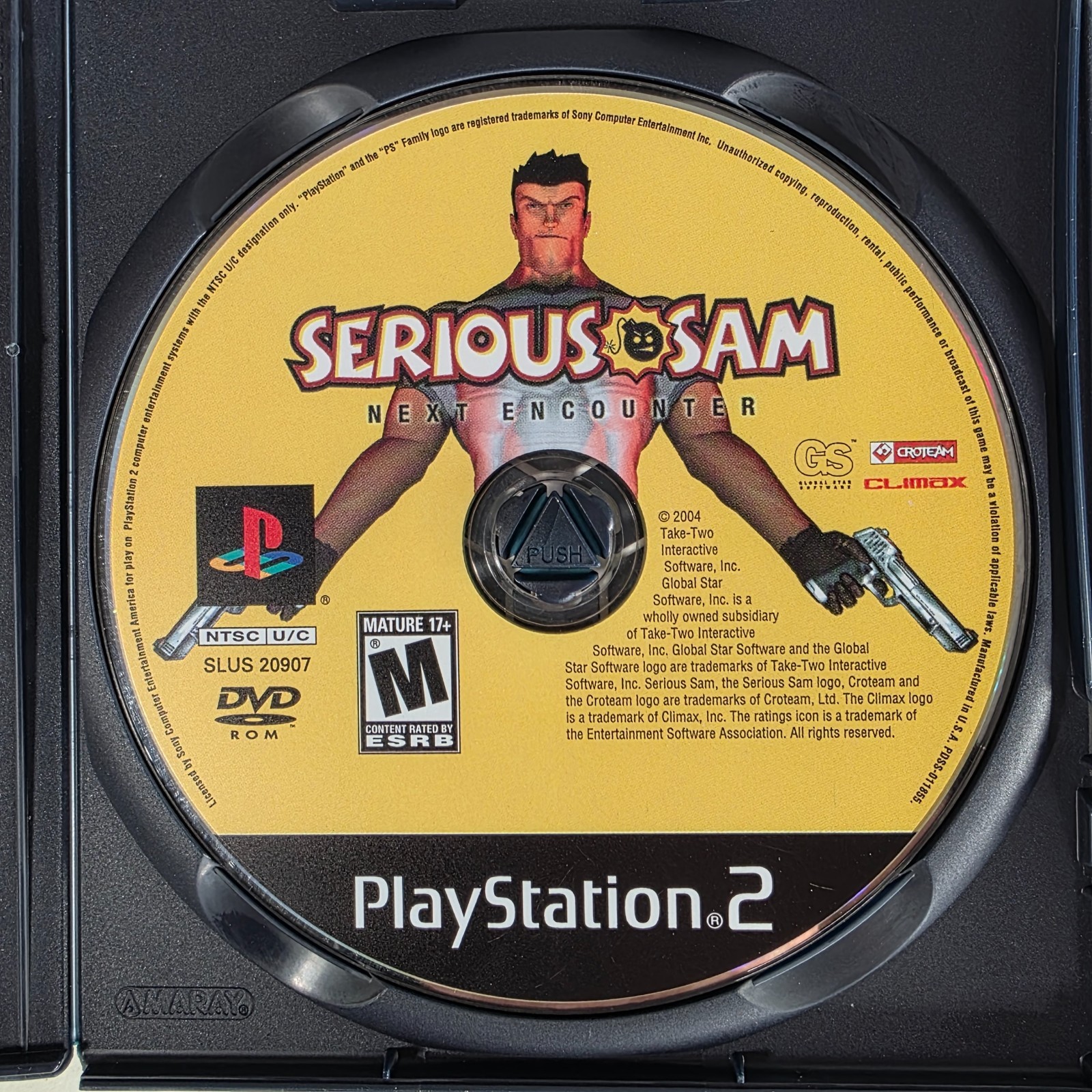 Serious Sam Next Encounter Sony PlayStation 2 Complete CIB W/Manual Registration