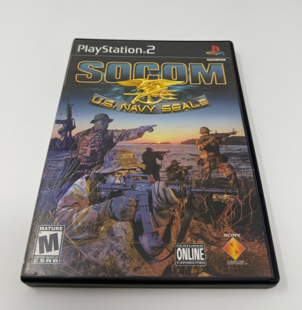 Socom US Navy Seals PS2 Tested Working CIB