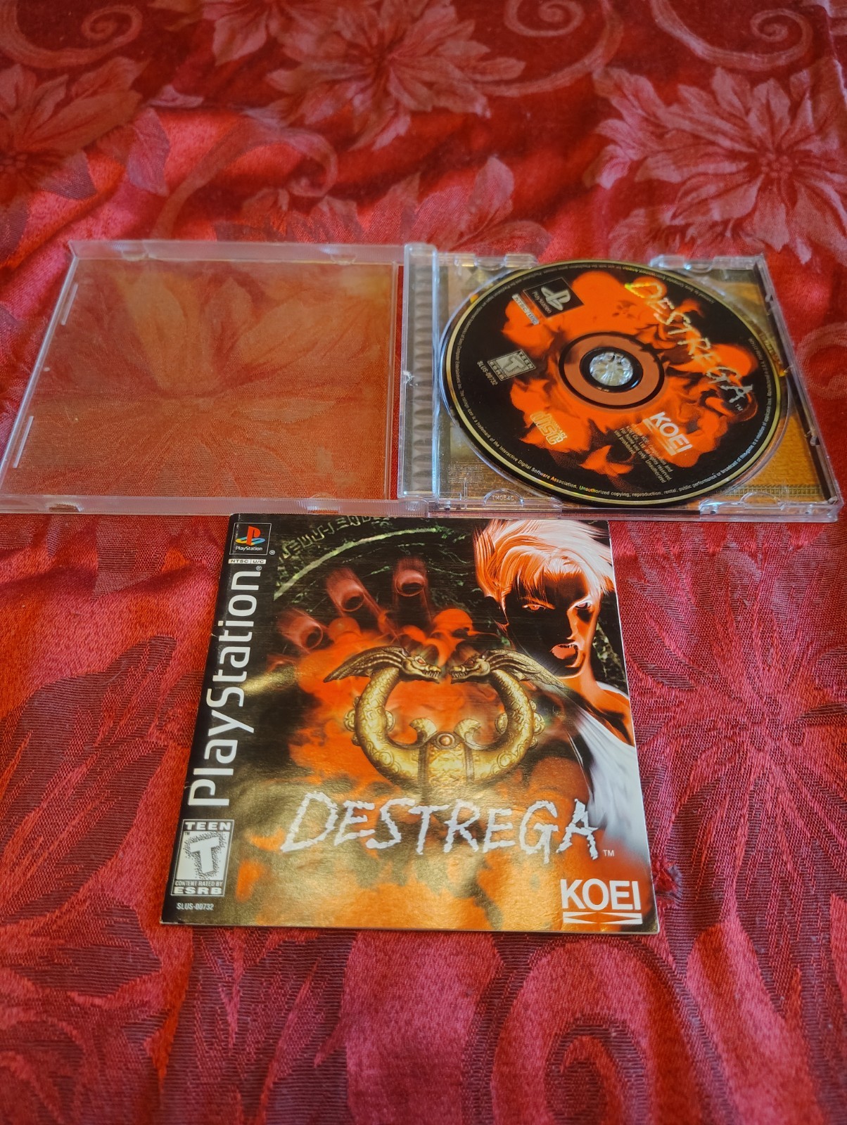 Destrega PS1 PlayStation 1 Complete CIB Tested Working Koei Rare