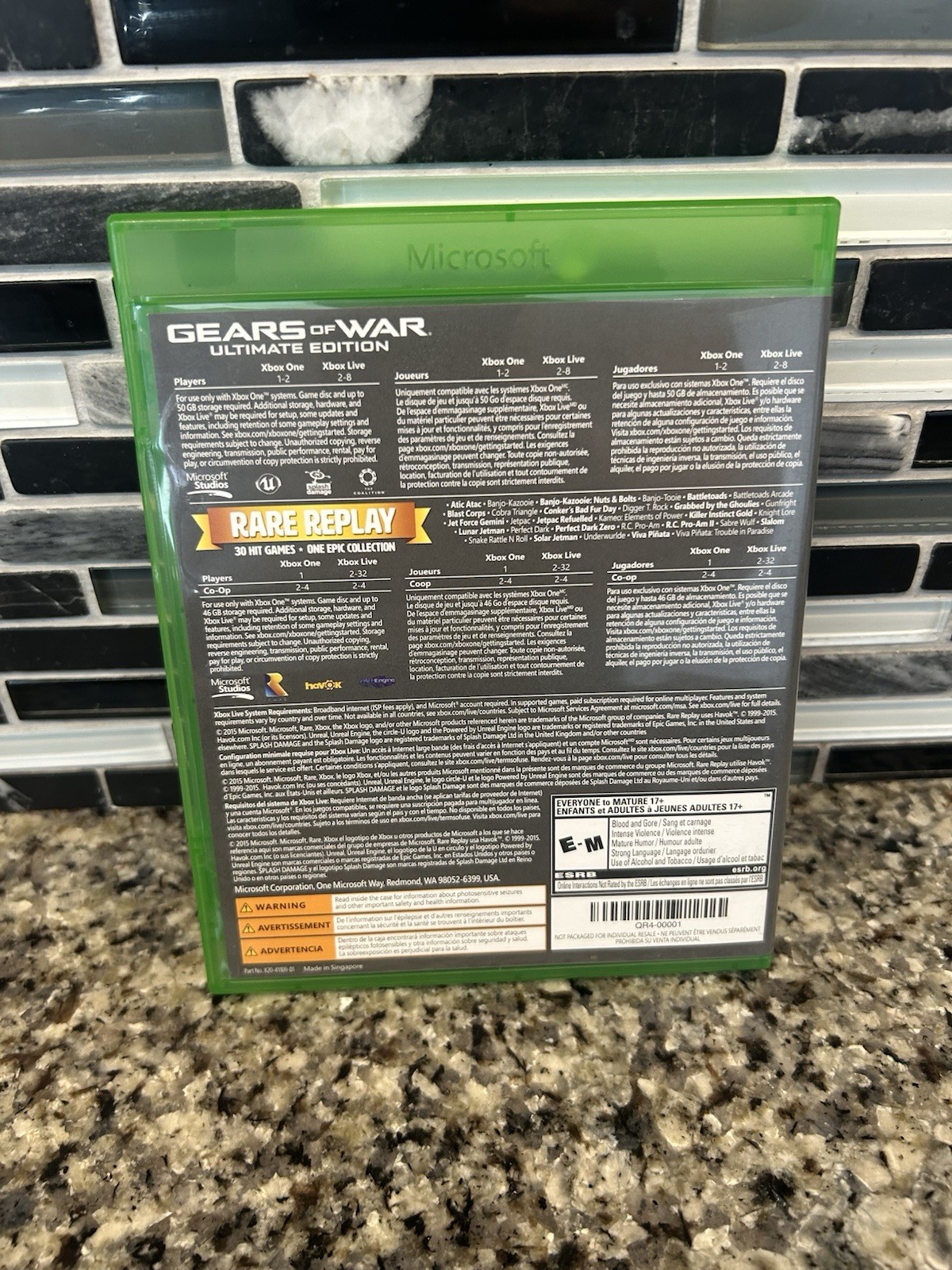Gears of War Ultimate Edition & Rare Replay Xbox One